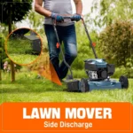 Senix 20″ 144cc 4-Cycle Gas Push Lawn Mower with Side Discharge LSPG-L4 — product view 2
