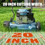 Senix 20″ 144cc 4-Cycle Gas Push Lawn Mower with Side Discharge LSPG-L4 — product view 3