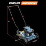 Senix 20″ 144cc 4-Cycle Gas Push Lawn Mower with Side Discharge LSPG-L4 — product view 5