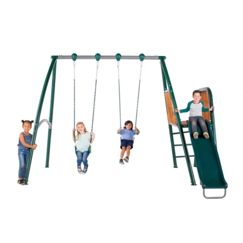 Sportspower Alta Oaks 10-Foot Swing Set with 6-Foot Slide — product view 1
