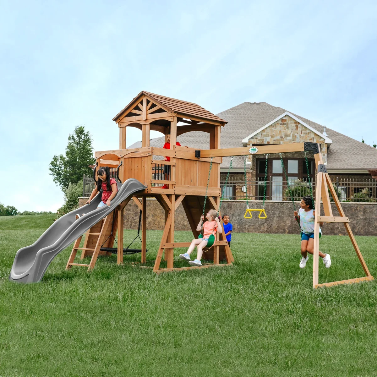 Sterling Point Swing Set — view 1 Sterling Point Swing Set — product view 1