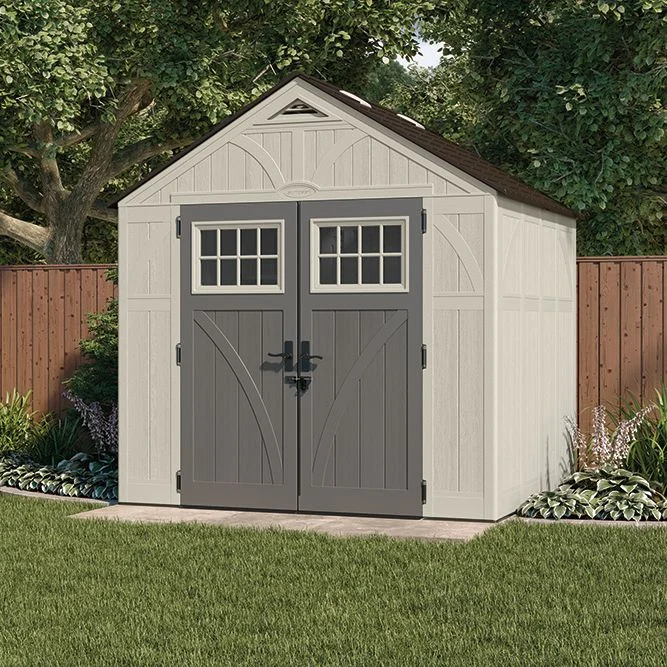 Suncast Tremont 8 ft. W x 7 ft. D Resin Storage Shed — product view 1 Suncast Tremont 8 ft. W x 7 ft. D Resin Storage Shed — product view 1