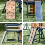 Timber Crossing Swing Set — product view 4