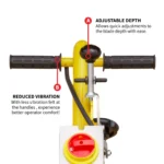 Tomahawk ETSCAR8 Electric 8-Inch Concrete Scarifier — product view 4