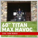 Toro TITAN® MAX Havoc™ Edition 60″ 26 HP 747cc Zero-Turn Mower — product view 3