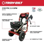 Troy-Bilt 3100 PSI Gas Pressure Washer with 2.3 GPM Axial Cam Pump — product view 2