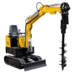 TYPHON Auger Drill Attachment for Mini Excavators — product view 2
