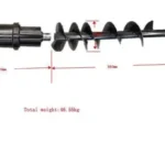 TYPHON Auger Drill Attachment for Mini Excavators — product view 5