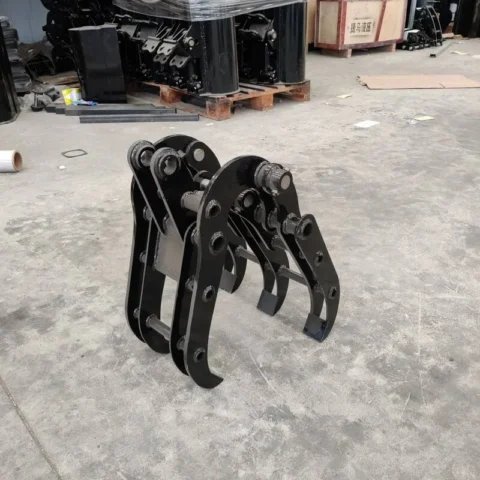 TYPHON Grapple Grabber Attachment for Mini Excavators — product view 1