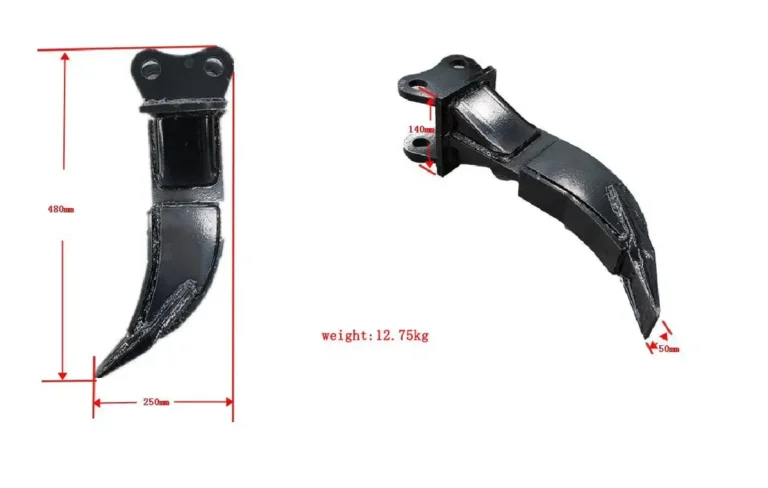 TYPHON Ripper Attachment for Mini Excavators — product view 3