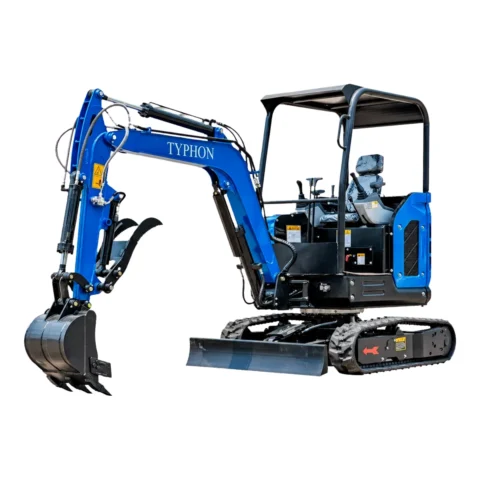 TYPHON TERROR X2 STORM 2.5-Ton Diesel Mini Excavator with Kubota V1505 25HP Engine — product view 1