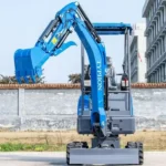 TYPHON TERROR XIX STORM 4000 lbs Mini Excavator with Boom Swing, Canopy & Retractable Tracks — product view 5