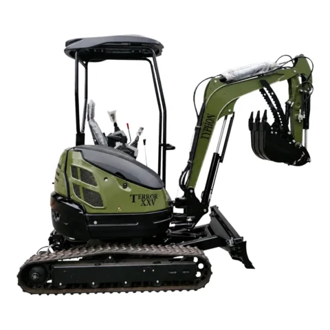 TYPHON TERROR XXV 2.5-Ton Mini Excavator with KUBOTA Diesel Engine — product view 1
