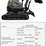 TYPHON TERROR XXV 2.5-Ton Mini Excavator with KUBOTA Diesel Engine — product view 3