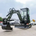 TYPHON TERROR XXV 2.7-Ton Diesel Mini Excavator with Kubota D1105, Retractable Tracks & AC Cabin — product view 2