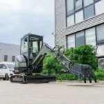TYPHON TERROR XXV 2.7-Ton Diesel Mini Excavator with Kubota D1105, Retractable Tracks & AC Cabin — product view 5